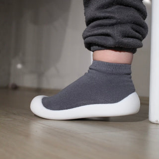 Dark Grey Sock Shoes