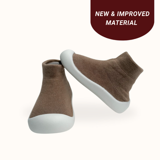 NEW - Beige Sock Shoes