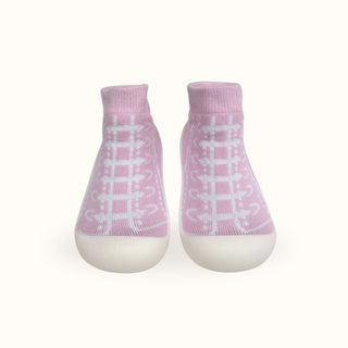 Pink Shoelace Sock Shoes