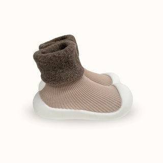 Winter Beige Sock Shoes