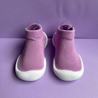 Peachy Purple Sock Shoes