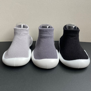 Dark Grey Low Sock Shoes