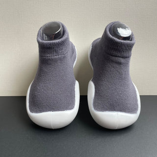 Dark Grey Low Sock Shoes